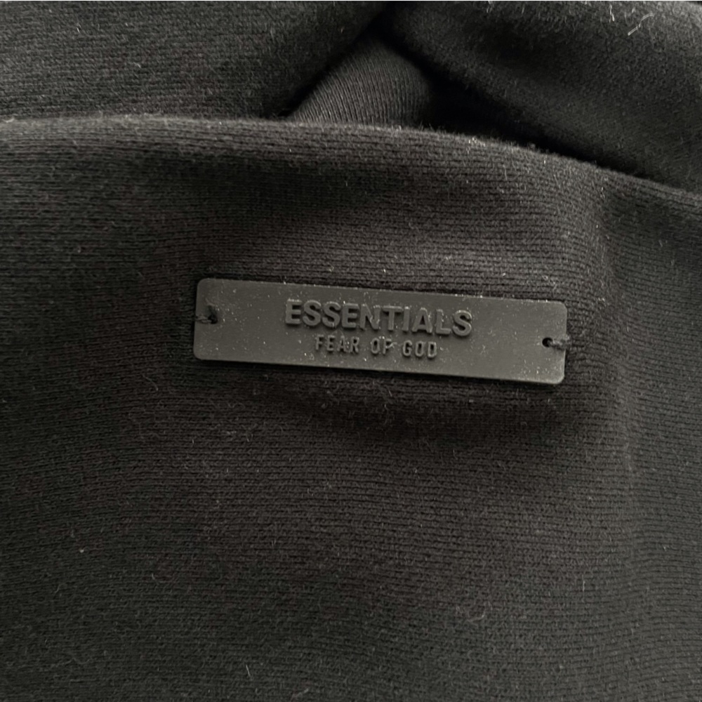 NWT Fear of God Essentials Heather Oatmeal Hoodie - Picture 3 of 9